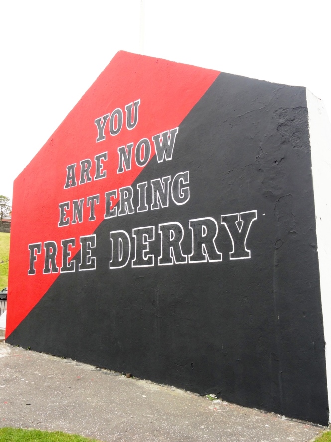 you are entering free derry