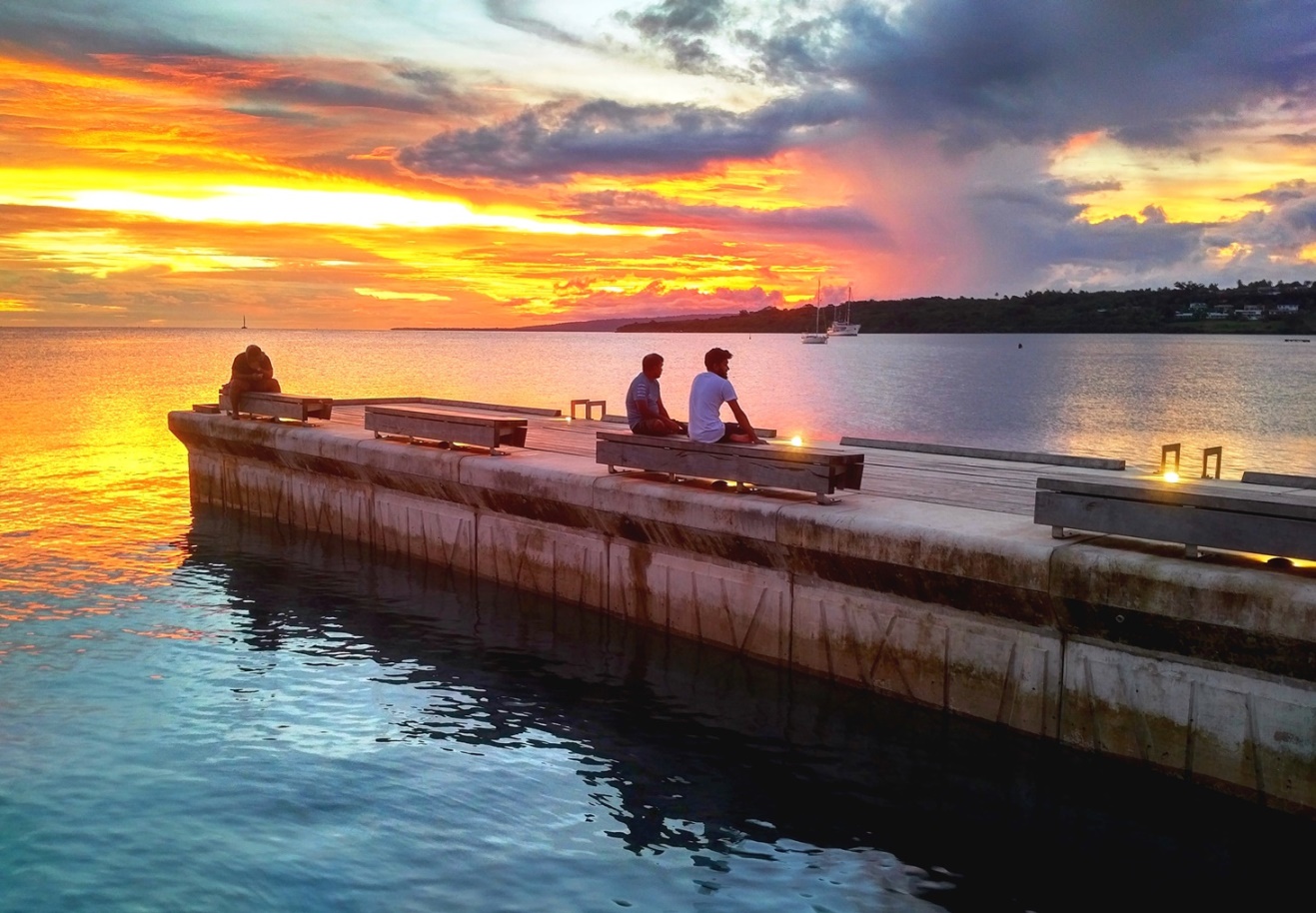 port vila sunset