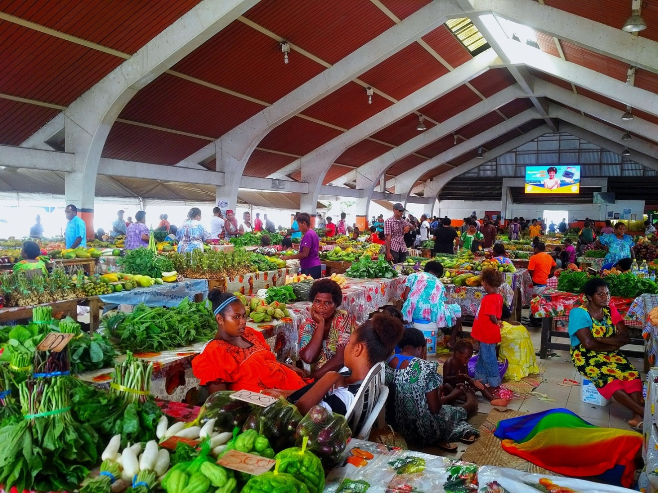 port vila market